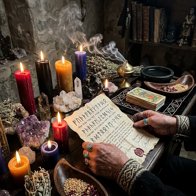 Altar del Maestro para la consulta de prosperidad